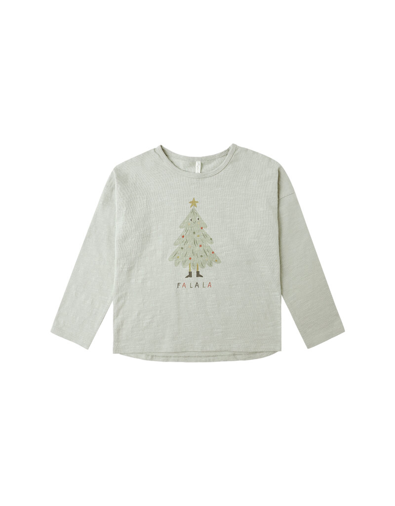 Rylee + Cru Inc. LONG SLEEVE TEE || CHRISTMAS TREE PISTACHIO