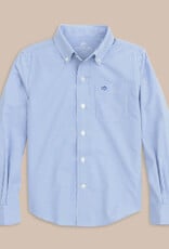 Southern Tide L/S Bengal Stripe Sportshirt Cobalt Blue