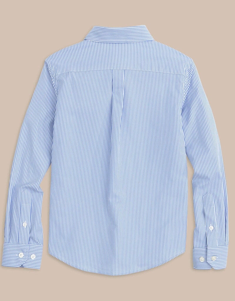 Southern Tide L/S Bengal Stripe Sportshirt Cobalt Blue