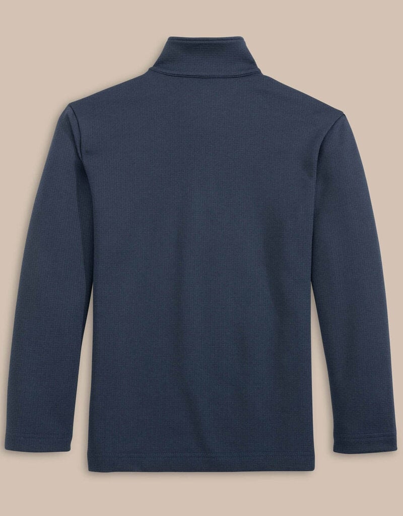 Southern Tide L/S Schooner QZip Dress Blue