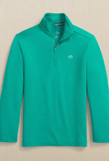 Southern Tide L/S Schooner QZip Spruce Shade