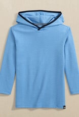 Southern Tide L/S Scuttle Heather Hoodie Boat Blue