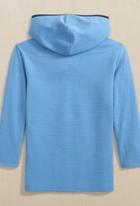 Southern Tide L/S Scuttle Heather Hoodie Boat Blue