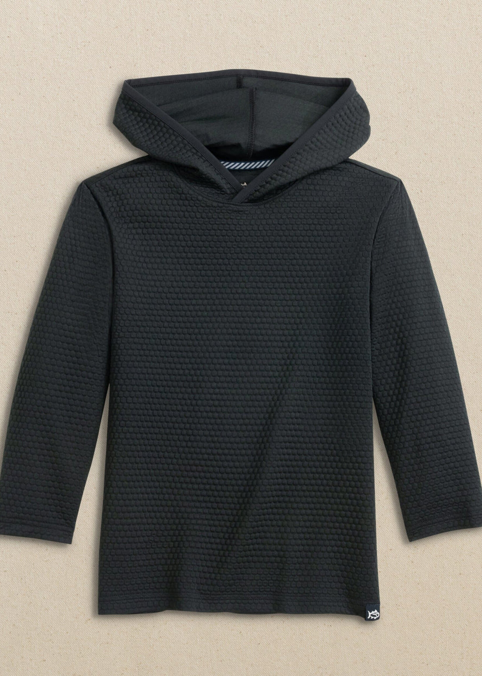 Southern Tide L/S Scuttle Hoodie Caviar Black