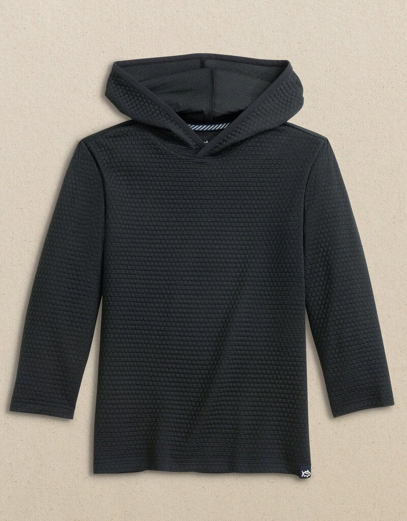 Southern Tide L/S Scuttle Hoodie Caviar Black