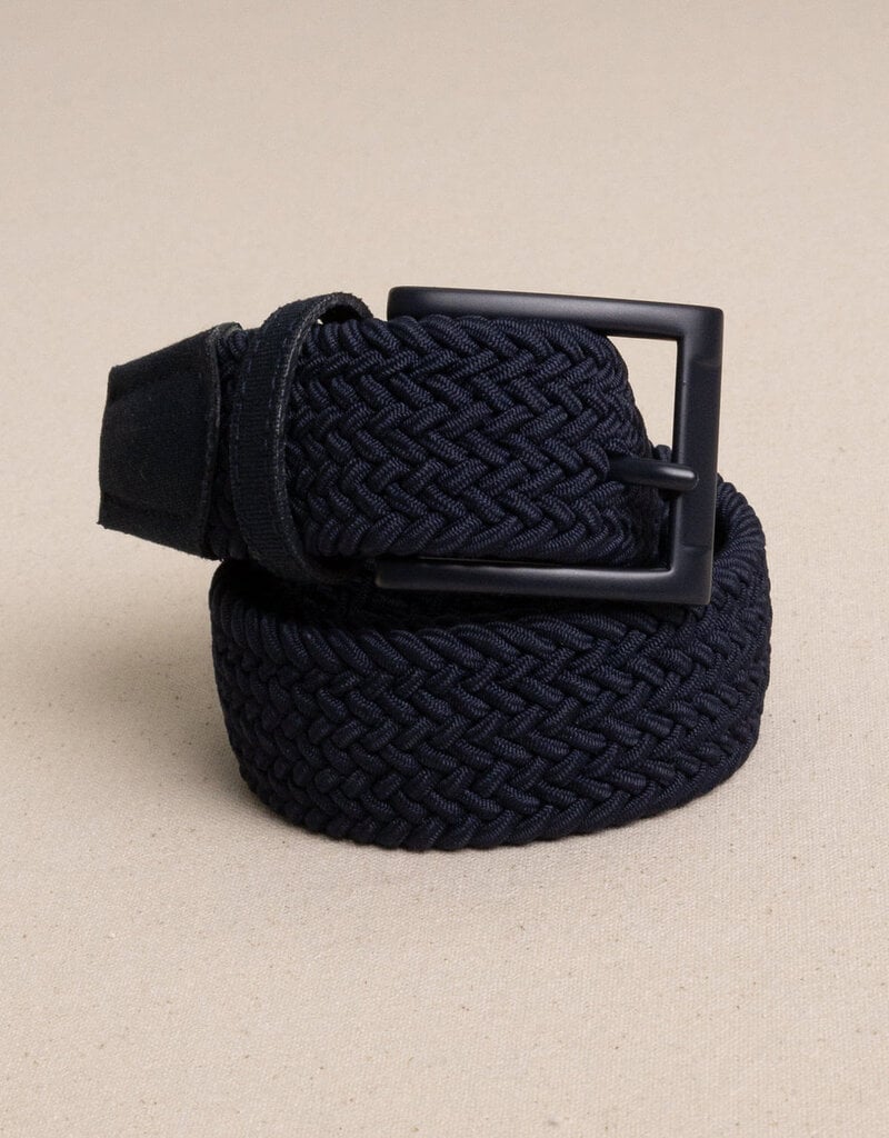 Southern Tide Caddie Braided Belt True Navy