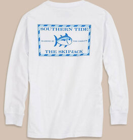 Southern Tide L/S Original Skipjack T-Shirt Classic White