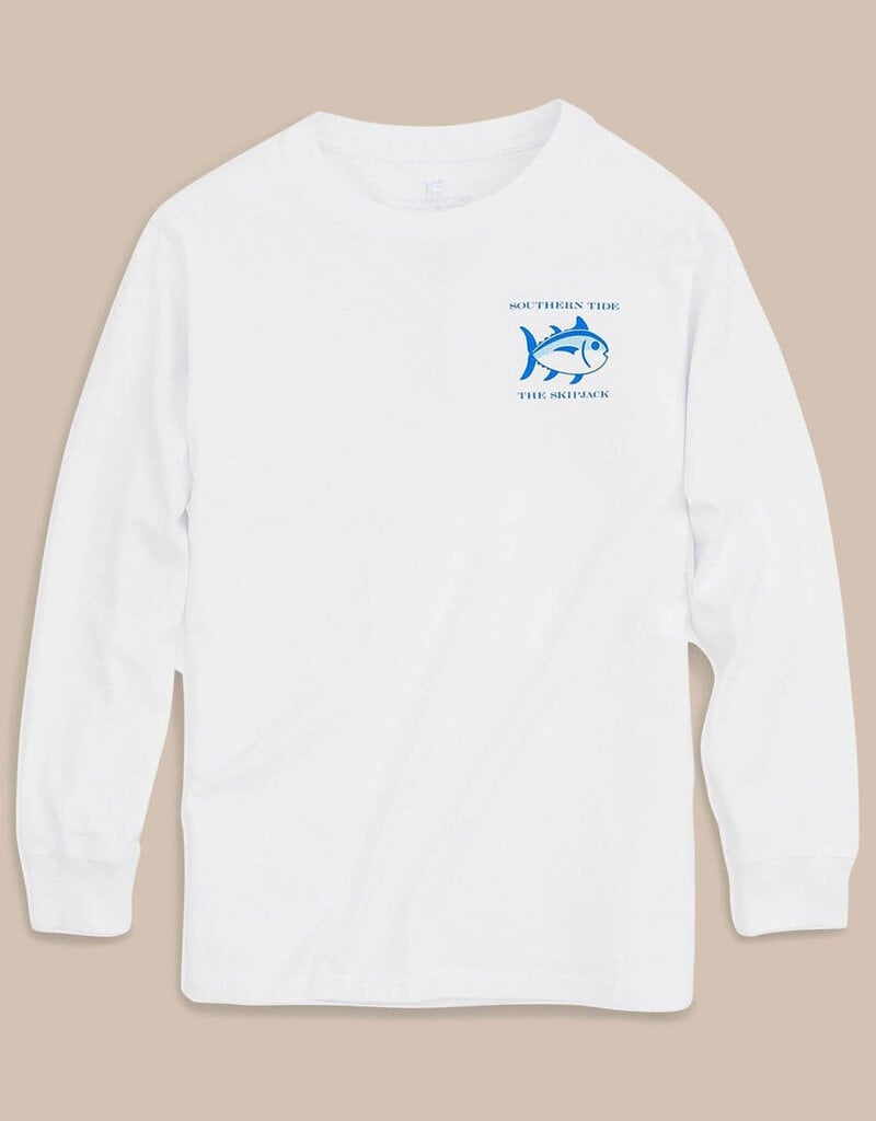 Southern Tide L/S Original Skipjack T-Shirt Classic White