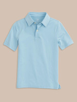 Southern Tide SALE. S/S Driver Perf Polo Sky Blue