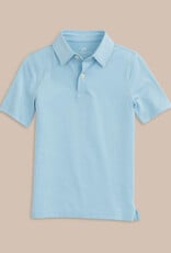 Southern Tide S/S Driver Perf Polo Sky Blue