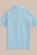 Southern Tide S/S Driver Perf Polo Sky Blue