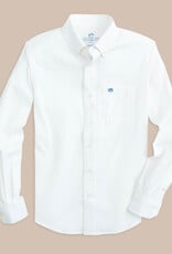 Southern Tide Solid IC Sportshirt Classic White