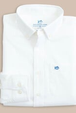 Southern Tide Solid IC Sportshirt Classic White
