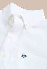 Southern Tide Solid IC Sportshirt Classic White