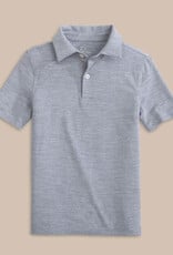 Southern Tide S/S Driver Spacedye Perf Polo Navy