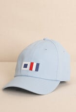 Southern Tide Kids ST Flag Leather Strap Hat
