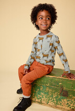 Tea Collection L/S Printed Pocket Tee Painted Deer