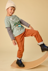 Tea Collection Cozy Does It Lined Pants Ginger Bread