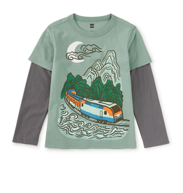 Tea Collection SALE Korean Train Layered Tee