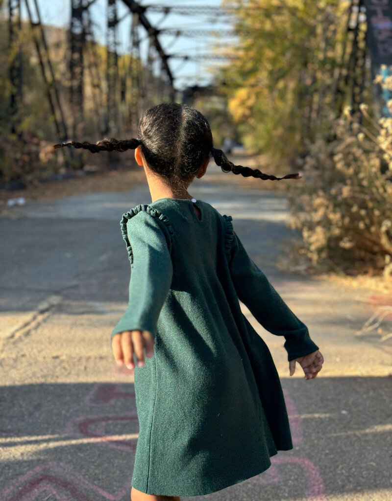 Vignette Mia Dress Green Knit
