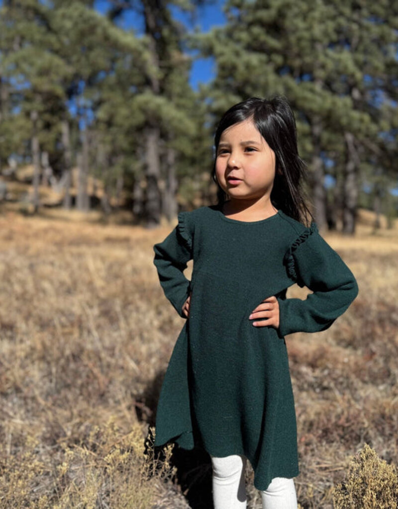 Vignette Mia Dress Green Knit