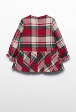 Abel & Lula Red Plaid Dress