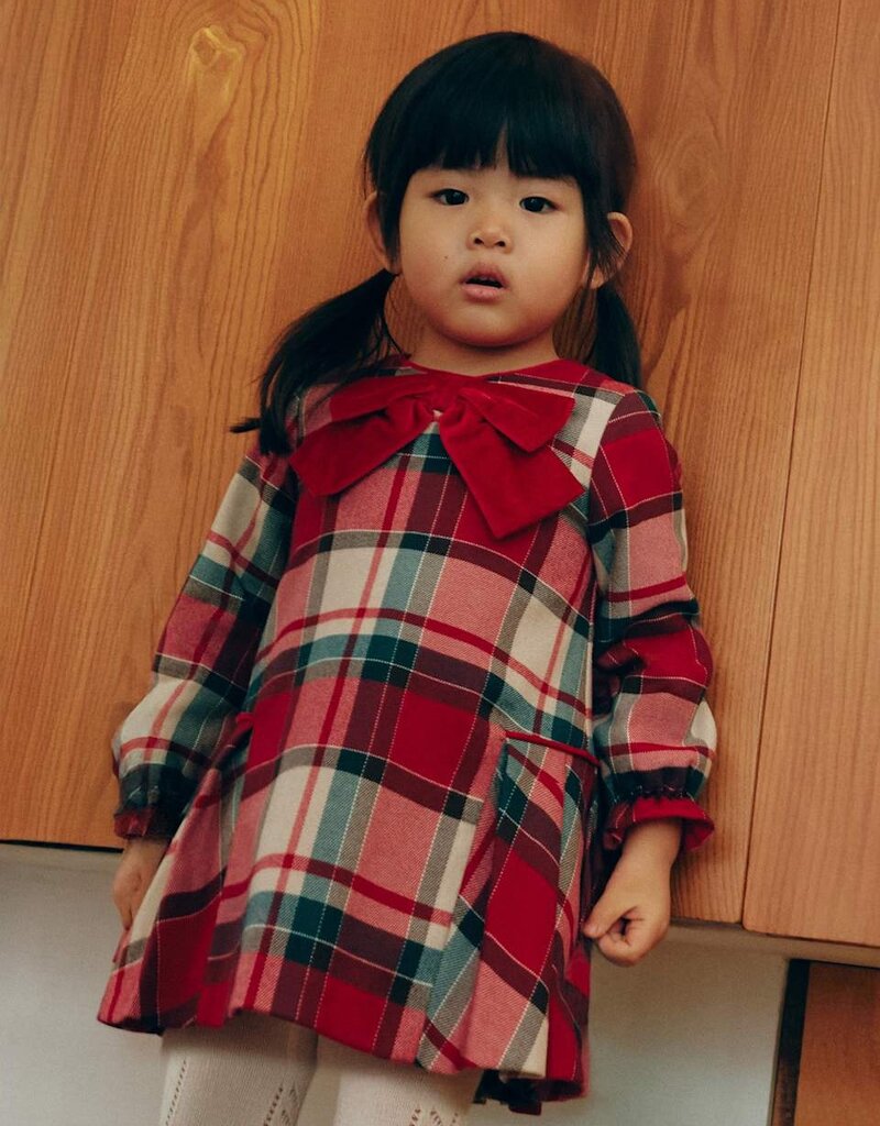 Abel & Lula Red Plaid Dress