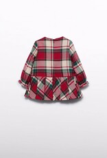Abel & Lula Red Plaid Dress