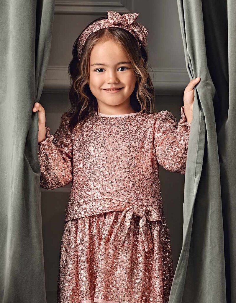 Abel & Lula Rose Sequin Dress