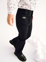 Abel & Lula SALE. Flare Denim Black Pants