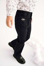Abel & Lula Flare Denim Black Pants