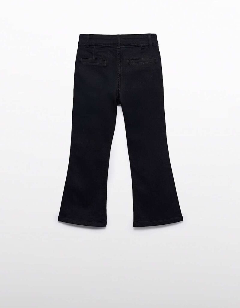 Abel & Lula Flare Denim Black Pants