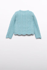 Abel & Lula Soft Aqua Knit Sweater