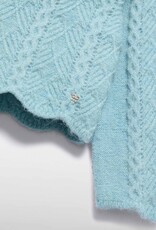 Abel & Lula Soft Aqua Knit Sweater