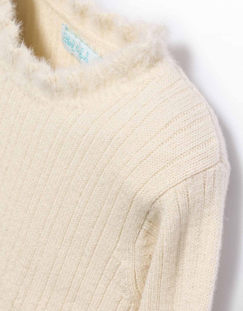 Abel & Lula Almond Knit Turtleneck