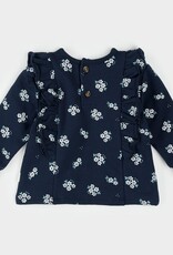 Petit Lem FLORAL PRINT BLUE PANT SET
