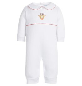 Little English SALE Crochet Playsuit Reindeer