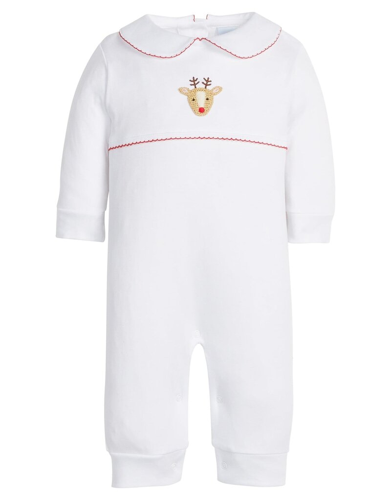 Little English Crochet Playsuit Reindeer