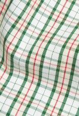 Little English Ruffled Peter Pan Blouse Mistletoe Tartan