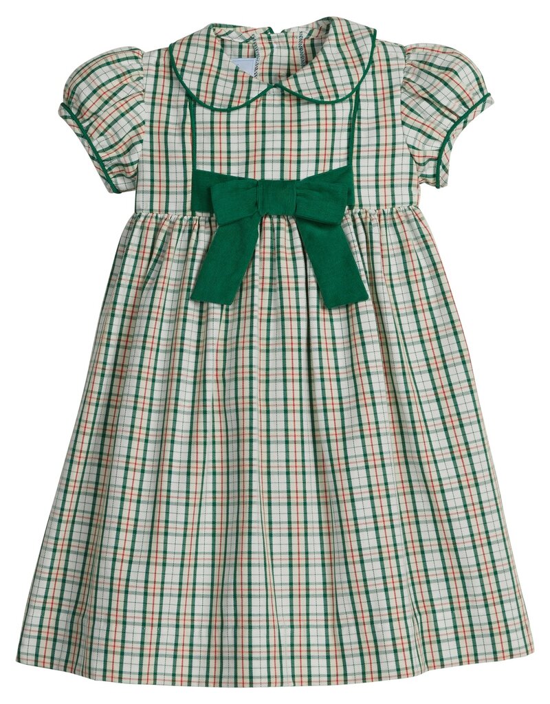 Little English Marisa Dress Mistletoe Tartan