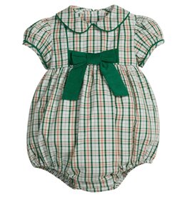 Little English Marisa Bubble Mistletoe Tartan