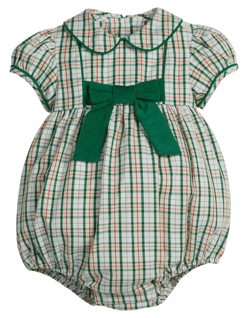 Little English Marisa Bubble Mistletoe Tartan
