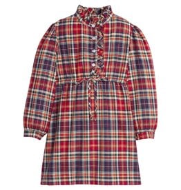 Little English SALE Ruffled Shirt Dress Middleburg Plaid