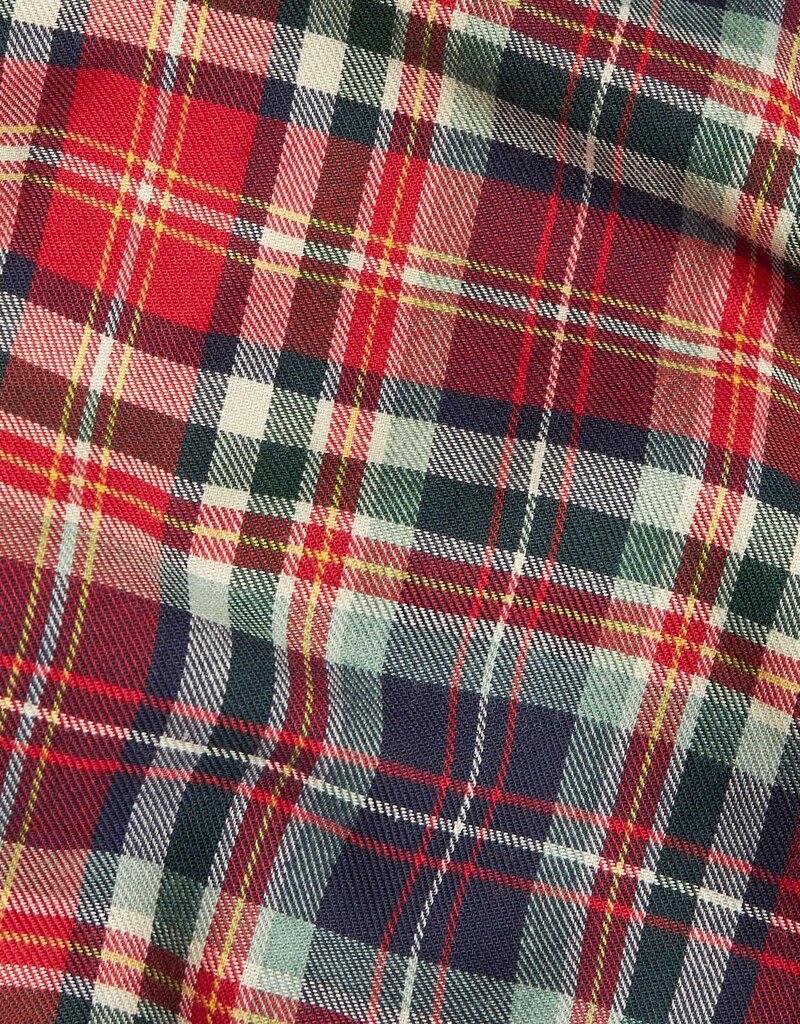 Little English Ruffled Shirt Dress Middleburg Plaid