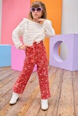 Bisby Ruffle Blouse White Scallop