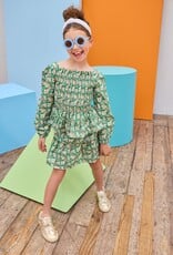 Bisby Long Sleeved India Top Greenwich Garden Green
