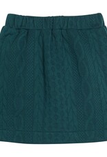 Bisby Quilted Mini Skirt Emerald Cable