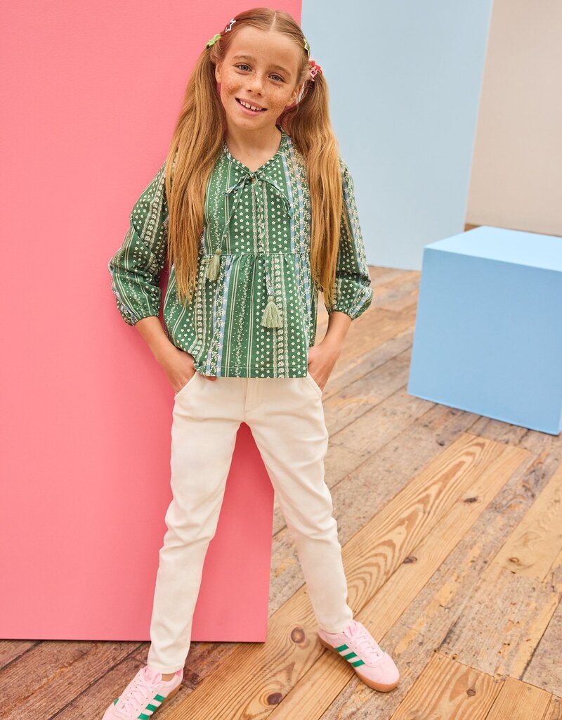 Bisby Riviera Top Fairfield Forest Stripe