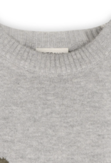 Viverano Happy Polar Bear Jacquard Knit Sweater Pullover