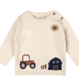Viverano SALE Farm Tractor Embroidered Sweater Pullover